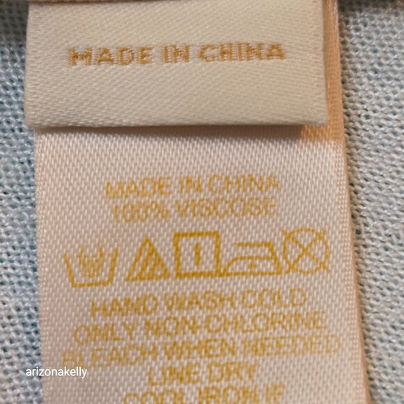 NWOT kate spade Travel Distance Sign Scarf Holiday Vacation - Picture 8 of 9